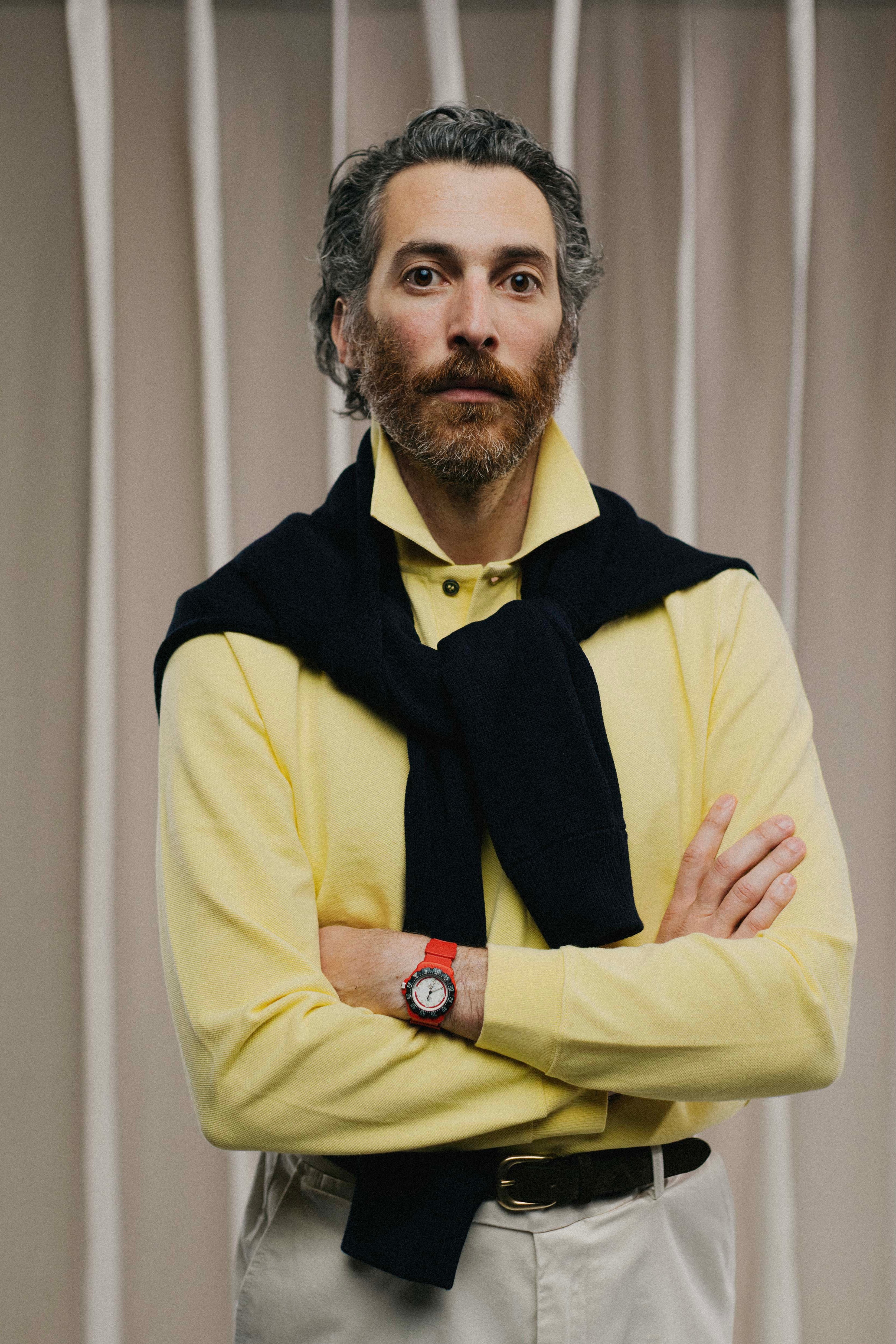 Polo Shirt Long Sleeve Lemon