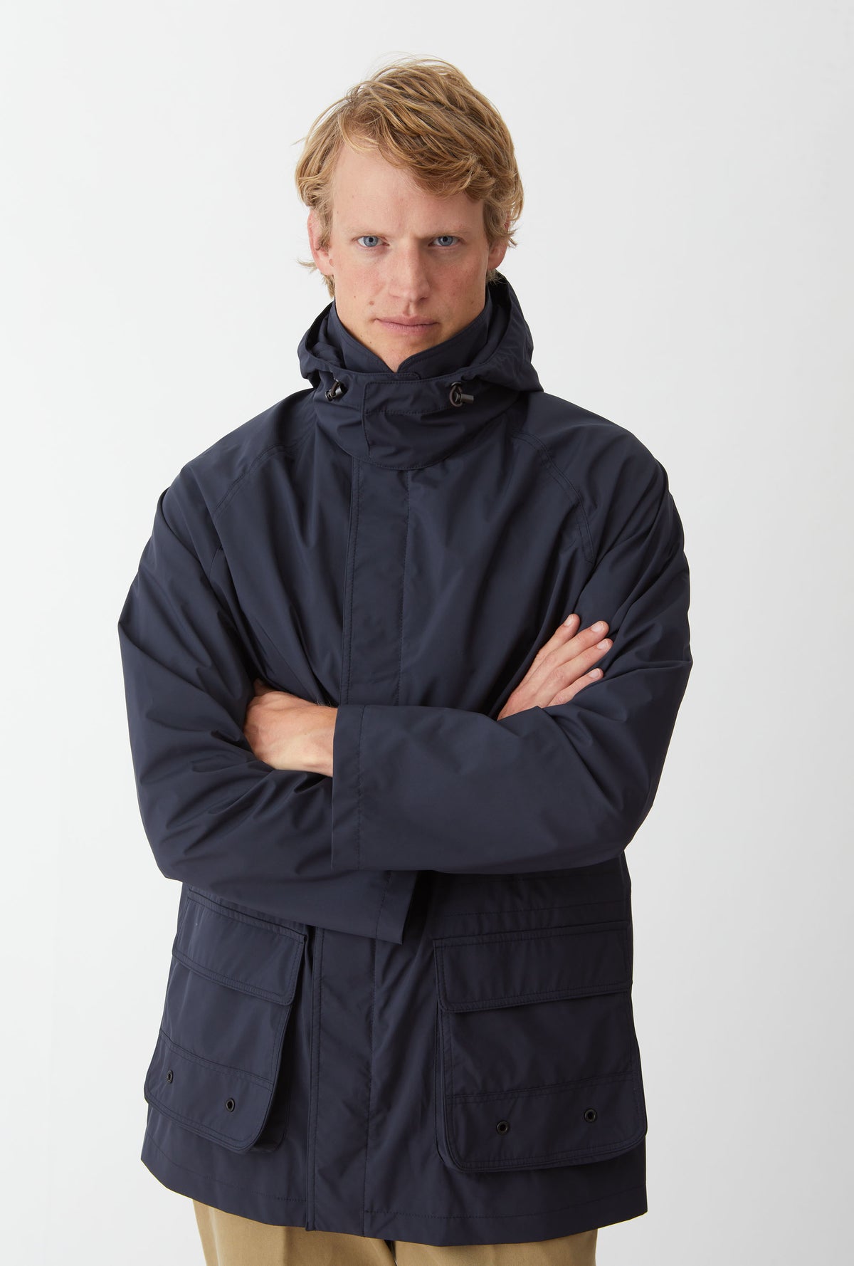 Rain Parka Navy