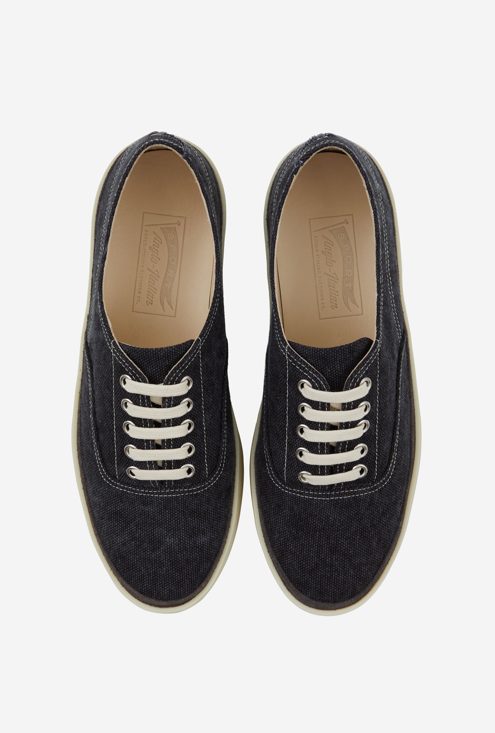 Deck Shoe Canvas Slate Grey