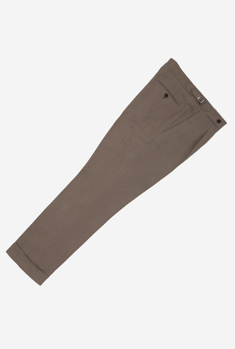 Suit Single Breasted Washed Linen Taupe