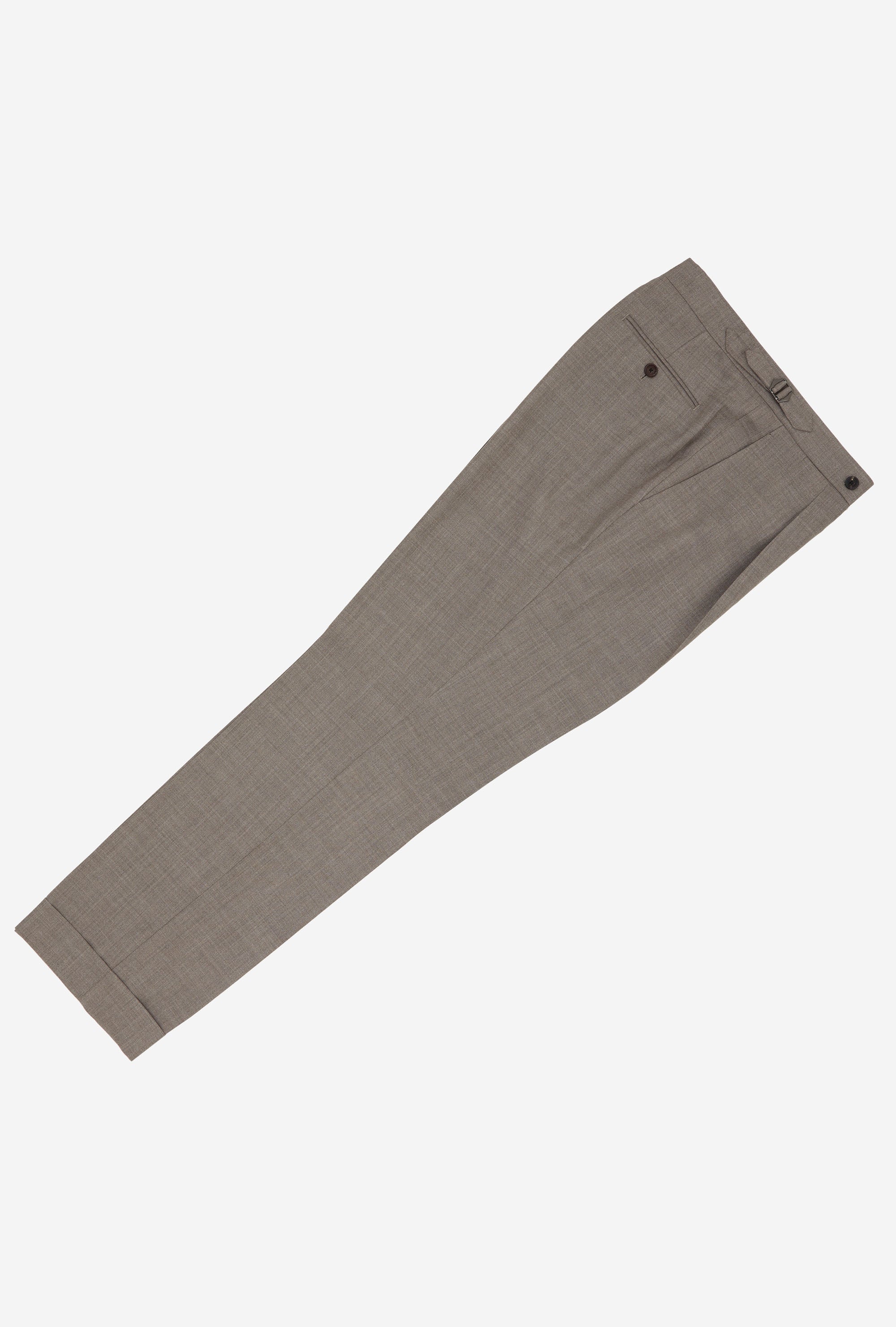 Suit Single Breasted Beige Twisted Wool-Mohair