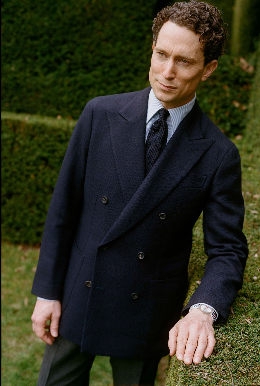 Sport Jacket Deconstructed Navy Exploded Hopsack